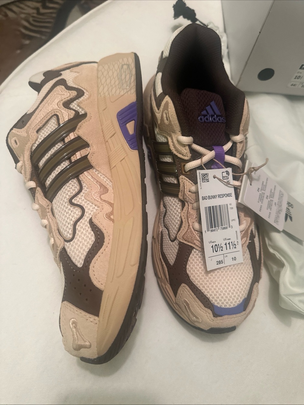 Adidas Bad Bunny Response Sneaker Size 10.5 Men’s NWT